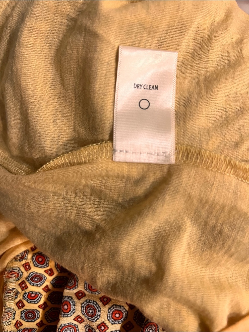 Max Studio Pleated Maxi Skirt in Yellow and Brown Geometric Print - Picture 7 of 7